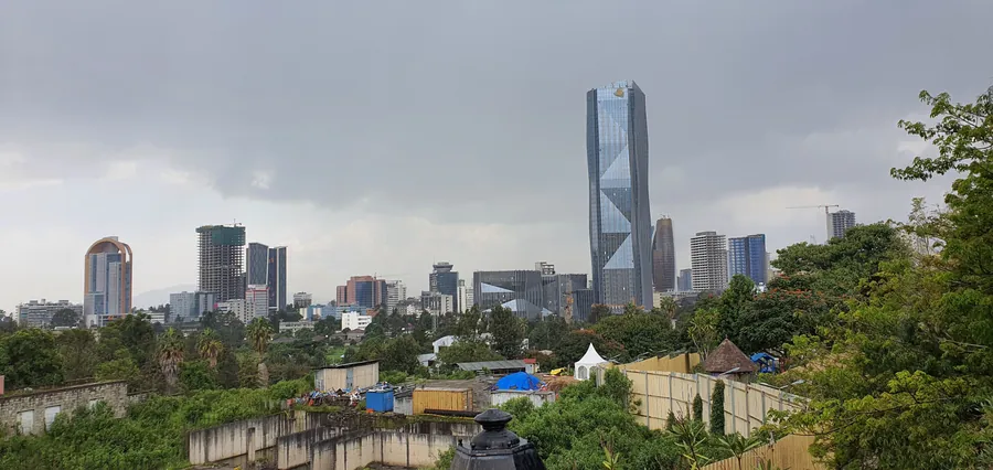 Completed hospitality and mixed-use towers on the Addis Ababa skyline